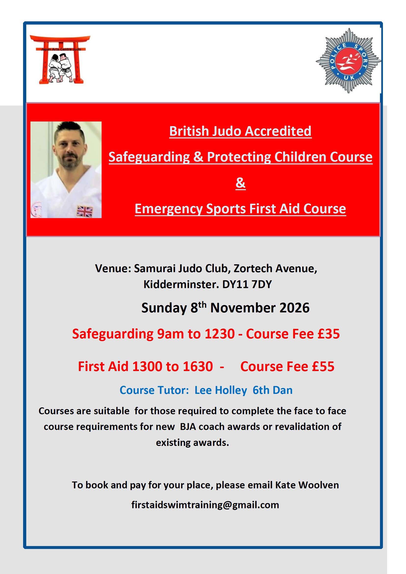 Safeguarding and First Aid - Kidderminster